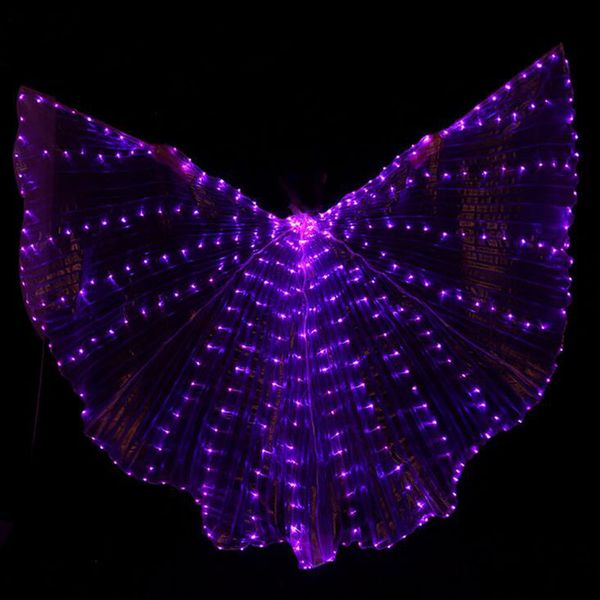 

selling bellydancing led isis wings nice oriental dance accessory led wings stage show props 5 colors available, Black;red