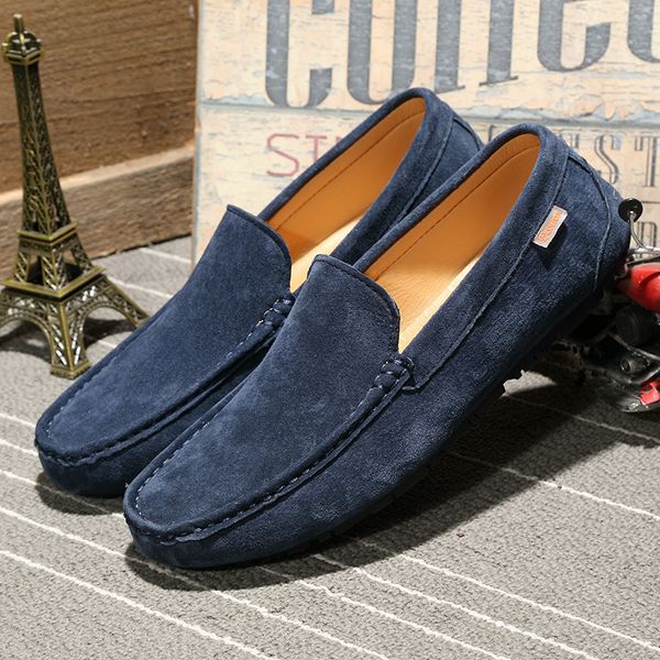 

men's casual shoes men loafers, Black