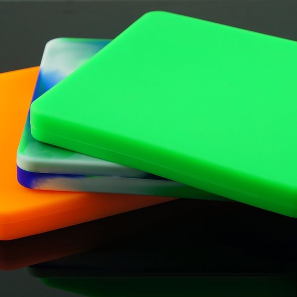 

200ml silicone pizza concentrate wax containers extra large square non stick dab wax slick oil silicone bho oil container
