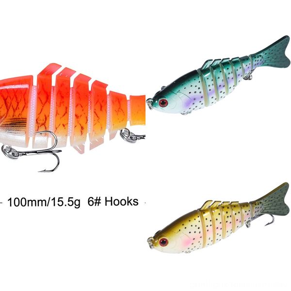 

lc421 luya fake bait package lead fish red head bait body 3d eyes white fishingsupplies gear