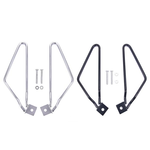 

motorcycle bag bracket 883 retro bag bracket side box hanging black saddle support bars mount for accessorie