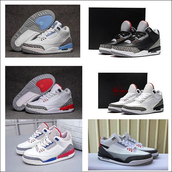 

wholesale 3s pure white 3 mens basketball shoes new nrg seoul tinker katrina jth throw linell chicago og blue black cement sn