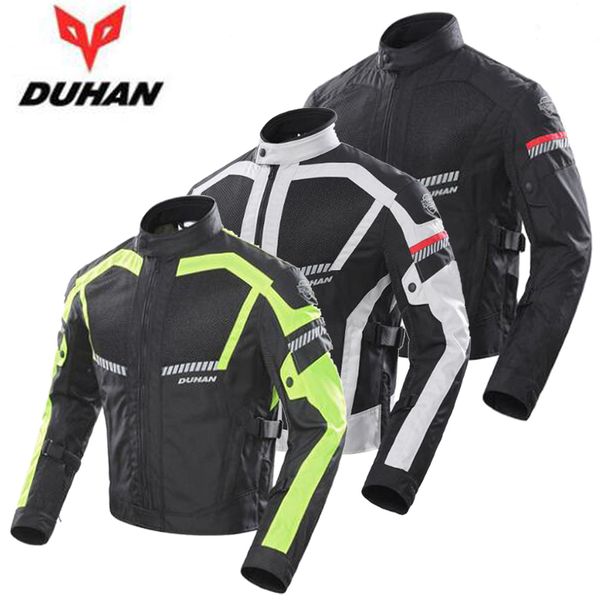 

men's duhan motorcycle riding suit jacket pants summer mesh breathable anti-fall locomotive cloth moto protective equipme