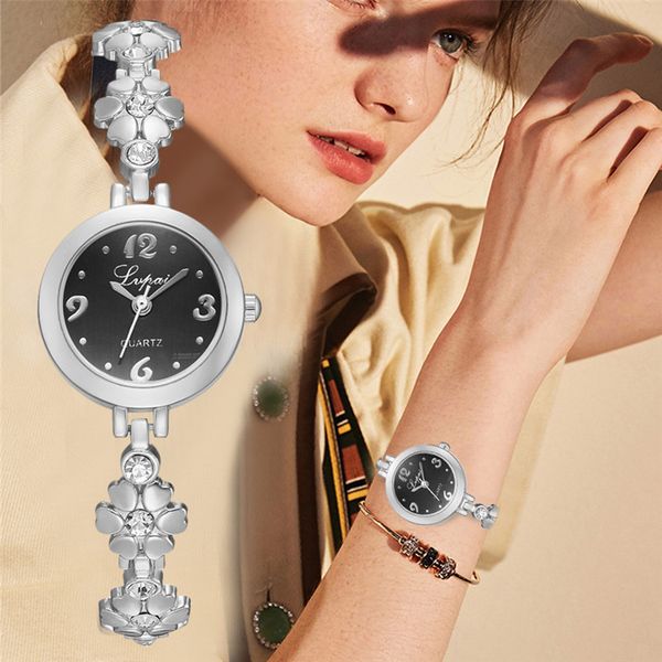 

women small rose gold bracelet luxury watches stainless steel ladies quartz wristwatch reloj dama damen uhren 4fn, Slivery;brown