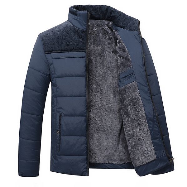 

2019 mens clothing winter warm men's thick coats male jackets padded casual hooded thermal parka new men overcoats m-4xl, Black
