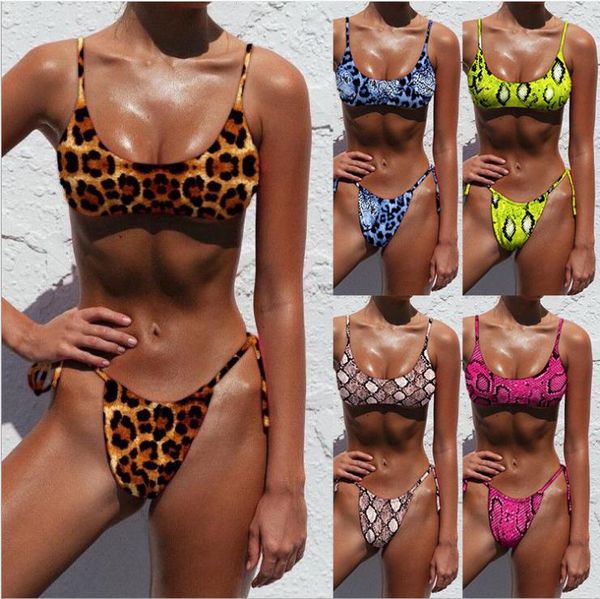 

bikini 2019 printing of separate swimwear for european and american ladies