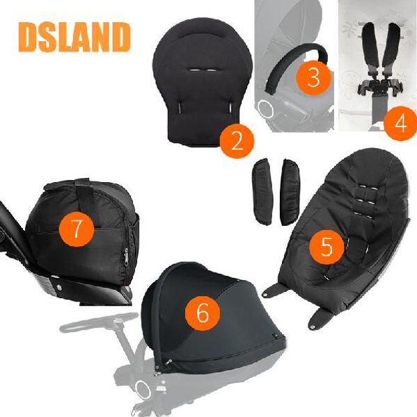 

can use for dsland qibaer stok high landscape v3 v4 stroller accessary and front wheel rear wheel