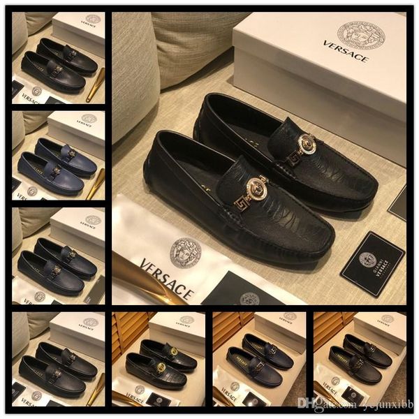 

new luxury designers men shoes oxford genuine leather dress shoes male flats gentleman shoes luxury lace-up solid zapatos hombr, Black