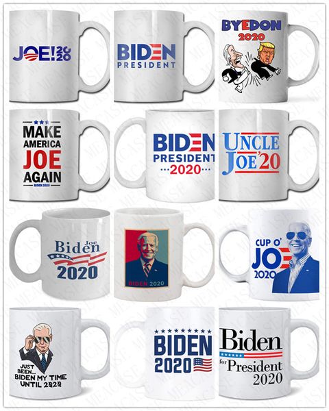 

the us election joe biden print ceramic mug 2020 presidential election coffee cup fashion drinking water cups kitchen drinkware tools d62904