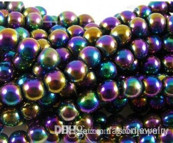 

горячая 8 мм 10 мм 200 шт./лот серебряный позолоченный лучший горячий гематит круглые бусины бесплатная доставка свободный шарик шарик крист, Crystal