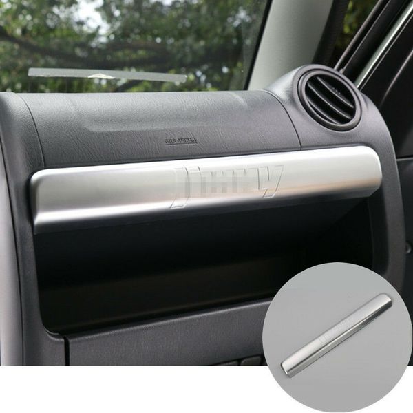 

matte silver console glove box moulding cover trim for suzuki jimny 2007-2017