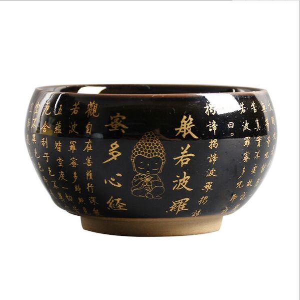 Tazza da tè konoha light - la lampada bodhi konoha - trifoglio maestro di ceramica singola tazza da tè personale set da tè kung fu Sutra del cuore