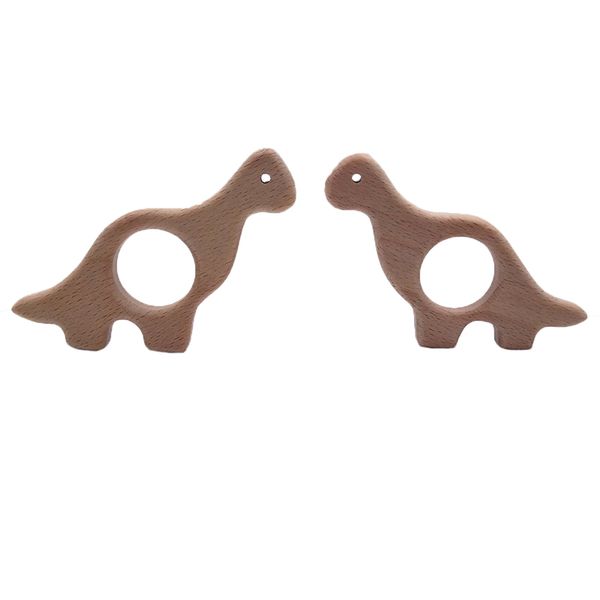 

baby accessories room lovely cartoon wood dinosaur teether natural cartoon animal shaped diy teething necklace beech baby teethers