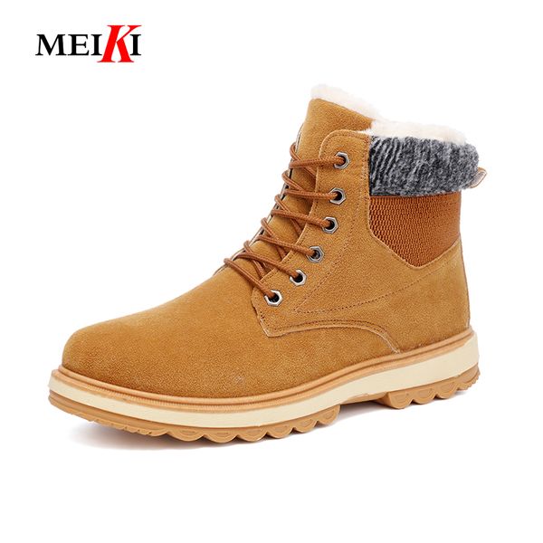 

meiki new brand 2019 men fashion shoes male genuine leather chines style high personality lace up sneakers men shoes 39-44, Black