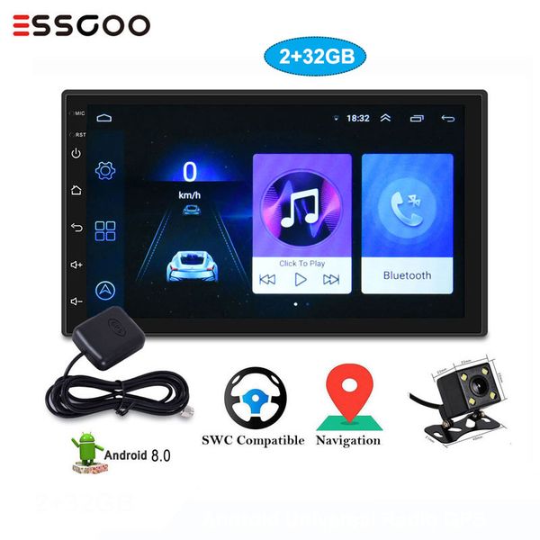 

essgoo android universal 2gb+32gb car radio autoradio auto radio 2 din central multimidia video player automotivo gps navigation