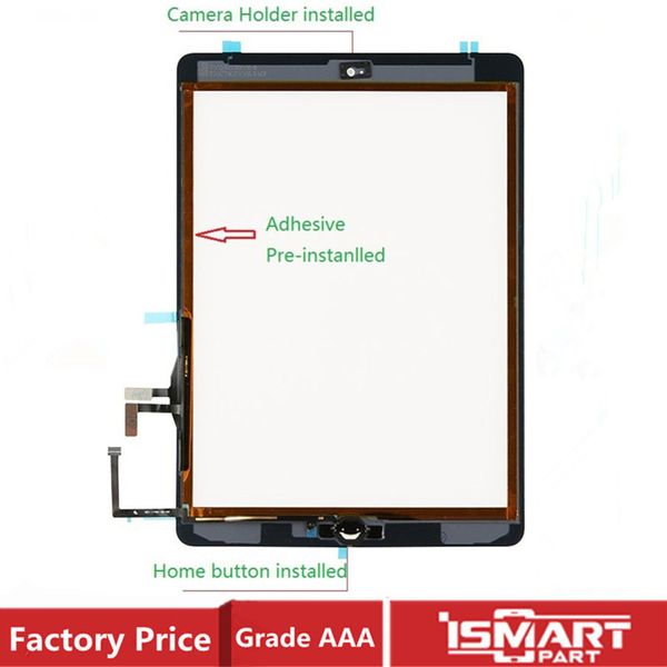 

brand new для ipad air 5 сенсорный экран digitizer и home button переднее стекло дисплея сенсорная панель замена a1474 a1475 a1476