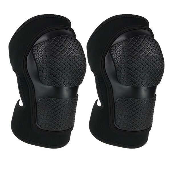

adjustable knee protector motorcycle motocross riding cycling skating ski knee pads kneepad black brace support new.1, Black;gray