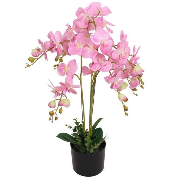 

artificial orchid plant with pot 29.5" pink vases usa in stock