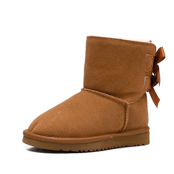 

sell new real australia 528 high-quality kid boys girls children baby warm snow boots teenage students snow winter boots ing, Black