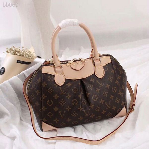 

high end retro 2020 portable big bag old flower dumpling bag large capacity cowhide elegant messenger shoulder bag 30x12x23cm type2