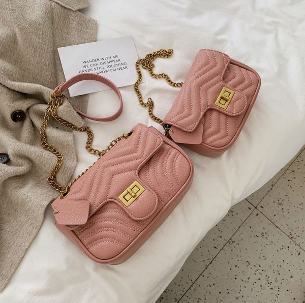 

designer- crossbody handbags shoulder bags purses women fashion chain bag big or small single shoulder bag ladies lock small square bag