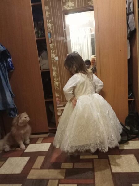 

Christening dresses for baby girl 0-3 months long sleeve white infant dresses with bow cute wholesale