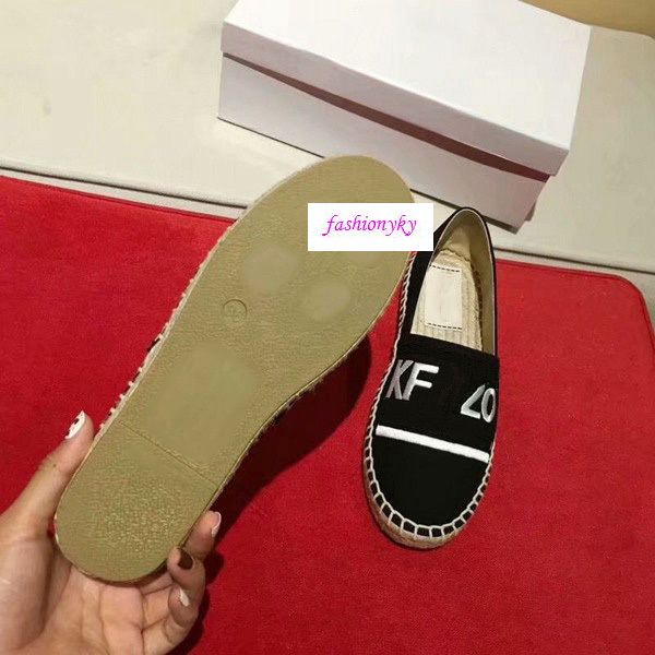 

new salemen and women with tiger head single shoes and embroidered straw shoes, Black