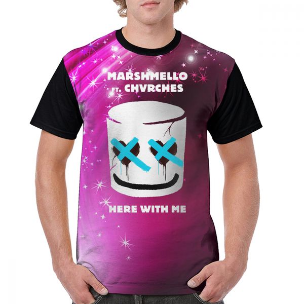 

men's t-shirt here with me 3d custom printed novelty cotton boy tshirt shirt, White;black