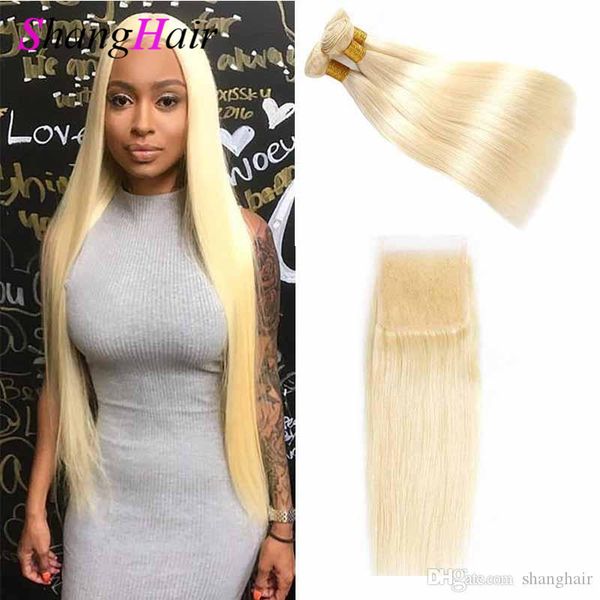 

peruvian human hair bundles with lace closure straight body wave 613 blonde brazilian virgin hair weaves with frontal closure body wave, Black;brown