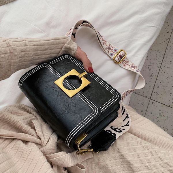 

vintage solid color pu leather bags for women 2019 female small shoulder messenger crossbody bag lady travel handbags and purses