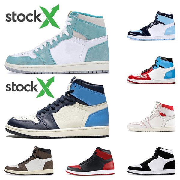 

2020 stock x mens basketball shoes 1s turbo green twist obsidian unc fearless phantom 1 backboard phantom gym red sport sneaker trainer