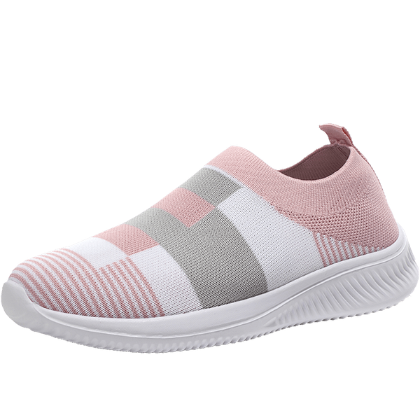 

fashion summer women walking shoes korean trend designer ladies socks sneakers luxury mixed colors sports moccasins for woman