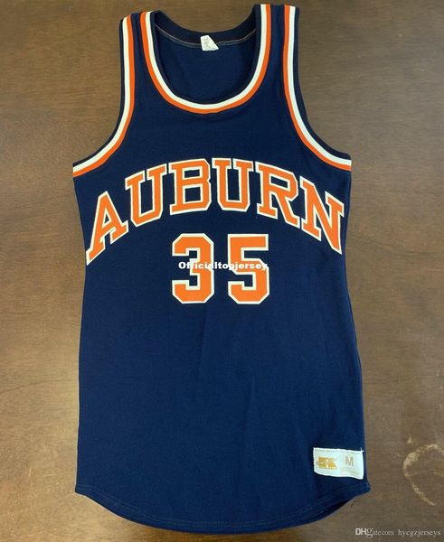 

rare vintage russell athletic #35 blue vest jersey men xs-5xl.6xl shirt stitched basketball jerseys retro ncaa, Black;blue