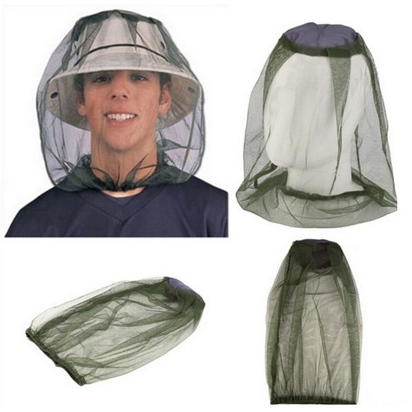 

outdoor anti mosquito bug insect bee mesh net head volleyball wear athletic & outdoor apparel face protector traveling camping fishing hunti, Black;white