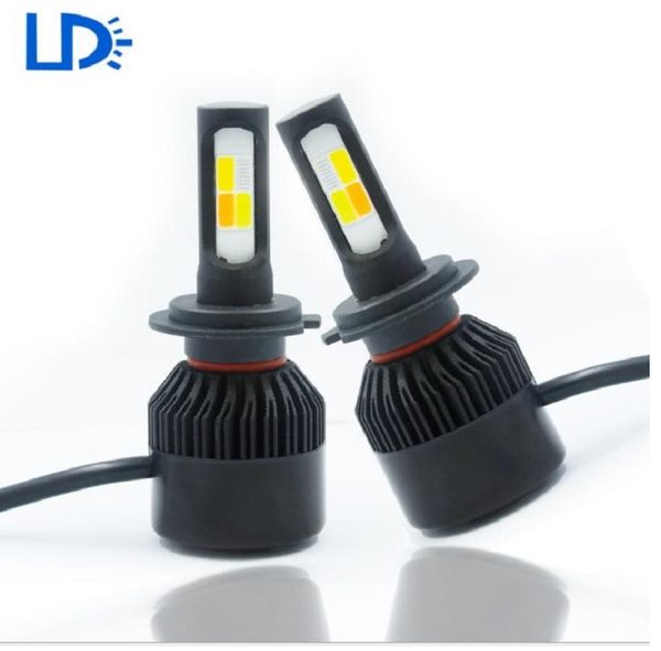 

2pcs car headlight mini lamp h7 led bulbsh7 led h4 h11 h8 h1 h3 9005 9006 9007 880 h276000k fog light 12v lamp 36w