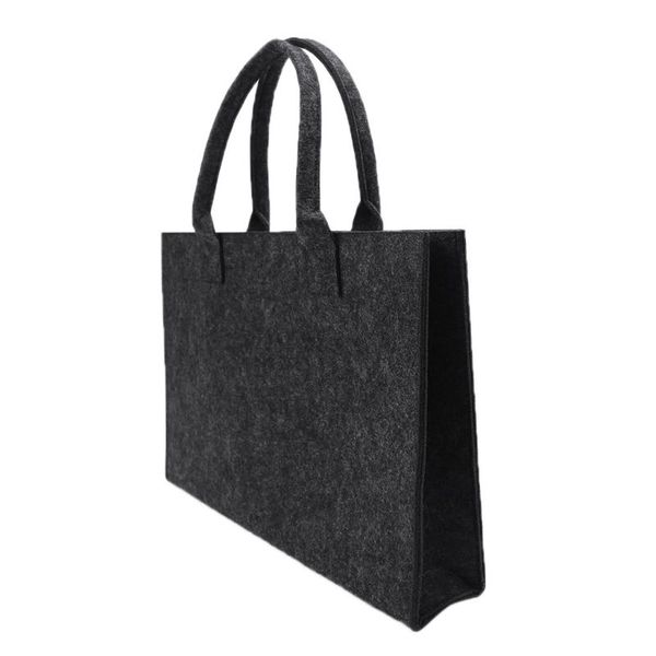 

portable felt fashion handbag purse handbag large capacity organizer shoulder bag