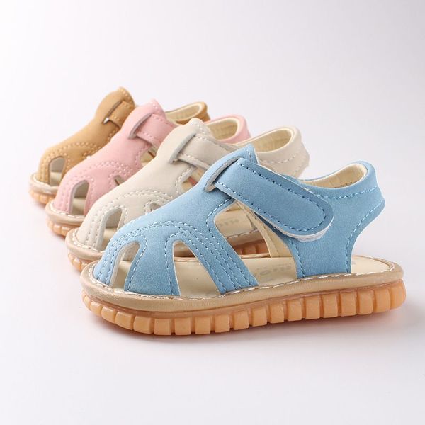 

newborn baby boys and girls cool sandals summer fashion infant sneakers non-slip rubber sole baby sandals 0-30months, Black;red