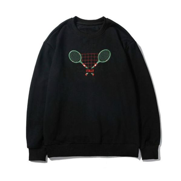 

mens designer hoodies with letters embroidery brand hoodies for men women sweatshirts autumn hoodies 2 colors, Black
