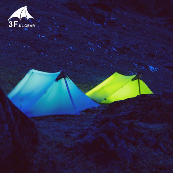 

new 3f 2 persons 4 seasons 15d ultralight waterproof outdoor camping tent