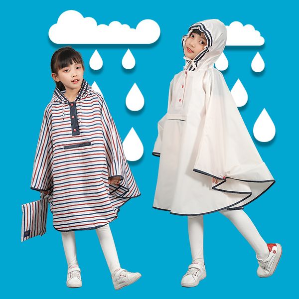 

raincoats 80-100cm raincoat waterproof for children, hooded rain coat poncho jacket children kids rainwear universal