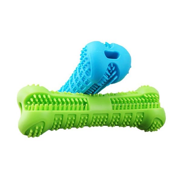 

silicone dog toothbrush pet dental grooming washing tooth brush pet silicone molar stick teeth cleaning toy for cats dog training obedienc