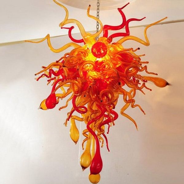 

fashion lamps rustic style art blown hanging chandelier lamp with led light source for casino/bar/church/l and home decoration