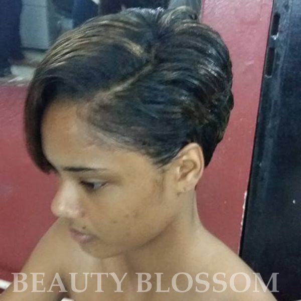 Brazilian Little Lace Front Wigs Glueless Short Bob Hair Wigs Wavy