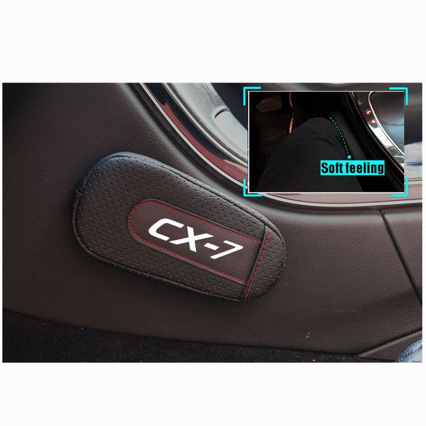 

soft leather leg cushion knee pad armrest pad interior car accessories for cx7