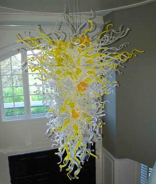 

100% mouth blown ce ul borosilicate murano glass dale chihuly art hall lamp lobby party decor chandelier