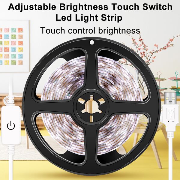 

makeup mirror led strip light usb flexible ribbon led vanity light tape 5v wall lamp dimmable wireless lamp waterproof 2835