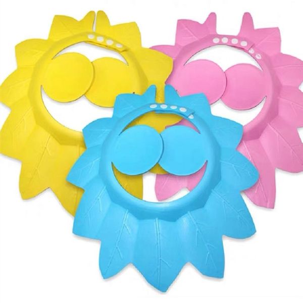 

20pc/lot. newborn baby adjustable shower cap boys girls soft bathing cap e sunhat