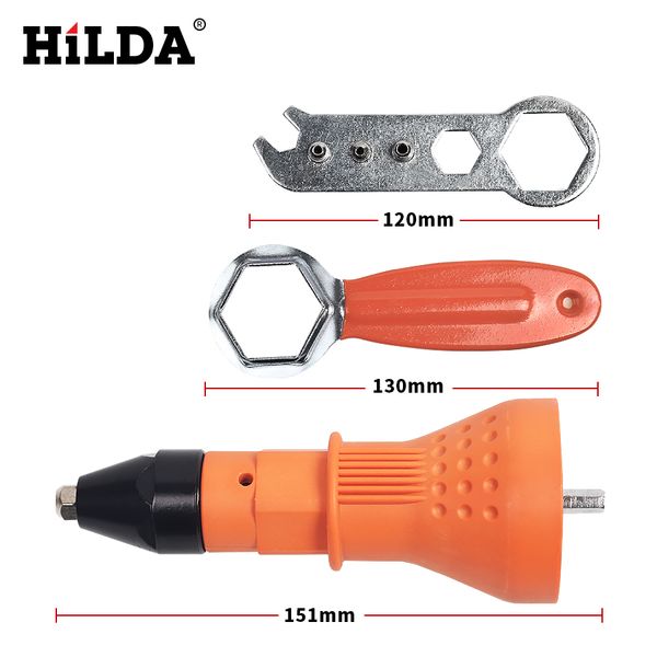 

hilda electric rivet nut gun riveting tool cordless riveting drill adaptor insert nut tool drill adapter