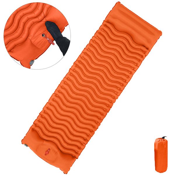 

outdoor tent sleeping pad ultra light portable moisture pad inflatable cushion mat hiking pillow air mattress camping supply