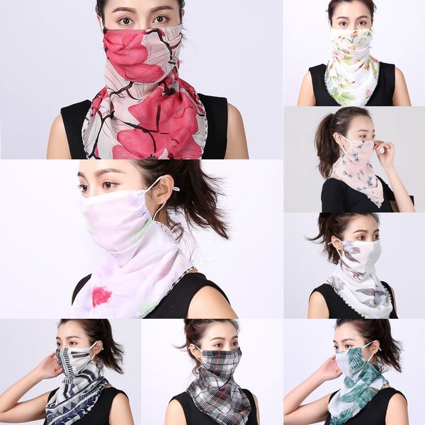 

g5su0 stock 3d sport bandana skull bicycle fishing scarf bandanas shield face mask headband neck headwear ring scarf bicycle, Black